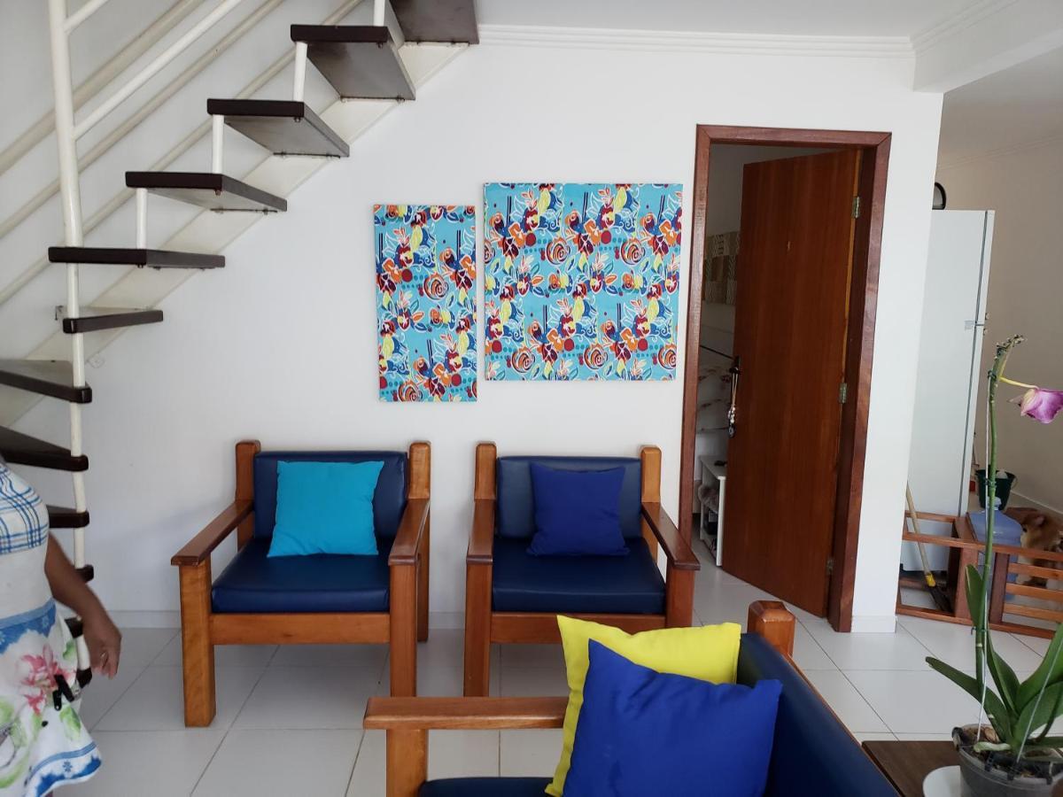 Casa 3 Suites Duplex Ar Completa Condominio Fechado Moria A 500 M Praia Axe Moi 포르투세구로 외부 사진