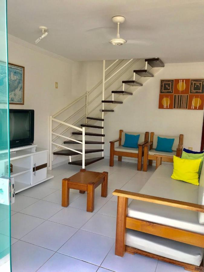 Casa 3 Suites Duplex Ar Completa Condominio Fechado Moria A 500 M Praia Axe Moi 포르투세구로 외부 사진